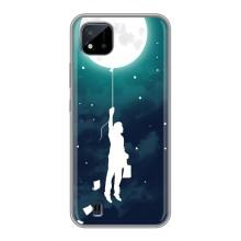 Чохол (ТПУ) з планетами на Realme C11 (2021) / C20 (To The moon)