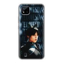 Чехлы Венсдей на Realme C11 (2021) / C20 Уэнсдей (AlphaPrint) (Уэнздей кошка)