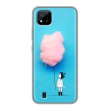 Дівчачий Чохол для Realme C11 (2021) / C20 (Дівчинка з хмаринкою)
