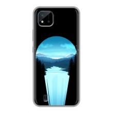 Літній Чохол на Realme C11 (2021) / C20 (Синій Водоспад)