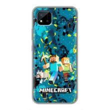 Чохли для Realme C11 (2021) / C20 (Персонажі МайнКрафт) (Майнкрафт)