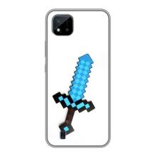 Чохли для Realme C11 (2021) / C20 (Персонажі МайнКрафт) (Меч)