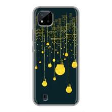 Силіконові Чохли Коханій людині для Realme C11 (2021) / C20 (Нічне місто)
