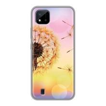 Силіконовий Чохол з кульбабками на Realme C11 (2021) / C20 (Квітка-кульбаба)