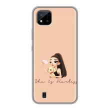 Силіконовый Чохол на Realme C11 (2021) / C20 з картинкой Модных девушек (З собакою)