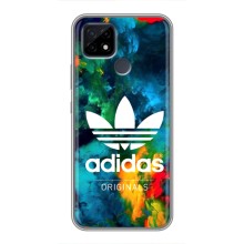 Чехлы Адидас для Realme C21 (AlphaPrint) (Яркий Адидас)