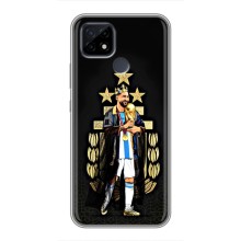 Чехлы для Realme C21 (Leo чемпион) (AlphaPrint) (Месси Король)