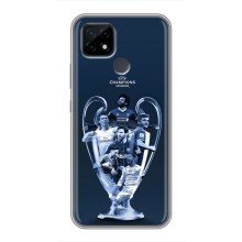 Чехлы для Realme C21 (VPrint) - Футбольные клубы (Кубок ЛЧ)