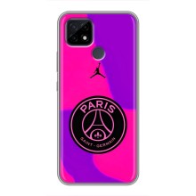 Чехлы PSG для Realme C21 (AlphaPrint) (яркий ПСЖ)