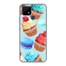 Чехлы с Фруктами для Realme C21 (VPrint) (Кексики)