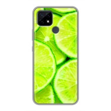 Чехлы с Фруктами для Realme C21 (VPrint) (Лайм)