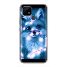 Чехлы с картинкой Лисички для Realme C21 (VPrint) (Яркая лисичка)