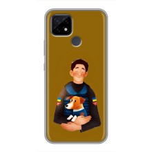 Чехлы с картинкой собаки Патрон для Realme C21 (AlphaPrint) (ЗСУ Патрон)