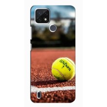 Чехлы с принтом Спортивная тематика для Realme C21 (Теннисный корт)