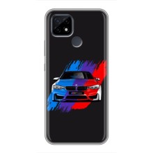 Чехол BMW для Реалми С21 – Цветная БМВ