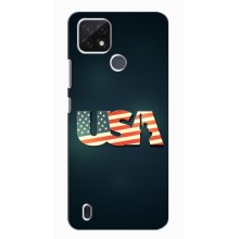 Чохол Прапор USA для Realme C21 – USA