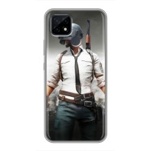 Чехол PUBG для Реалми С21 (AlphaPrint) (Пабг мен)
