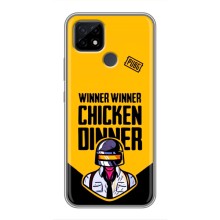 Чехол PUBG для Реалми С21 (AlphaPrint) (Pubg шлем)