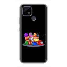 Чехол Амонг Ас для Realme C21 (AlphaPrint) (Амонг-ас)