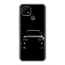 Чехол для Реалми С21 - с принтом БМВ (AlphaPrint) (Машина BMW)