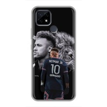 Чехол Неймар для Realme C21 (AlphaPrint) (Неймар Лев)
