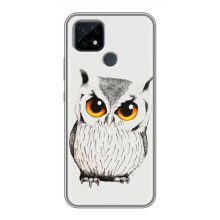 Чехол с птицами на Realme C21 (VPrint) (Милая Сова)