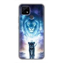 Чехол со Львом для Realme C21 (VPrint) (Маленький лев)