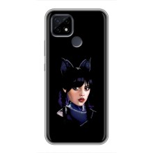 Чехлы Венсдей на Realme C21 Уэнсдей (AlphaPrint) (серьезная Уэнздей)