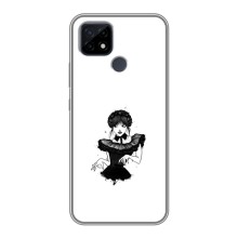 Чехлы Венсдей на Realme C21 Уэнсдей (AlphaPrint) (танец Уэнздей)
