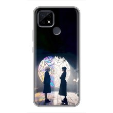 Чехлы Венсдей на Realme C21 Уэнсдей (AlphaPrint) (Уэнздей и Инид)