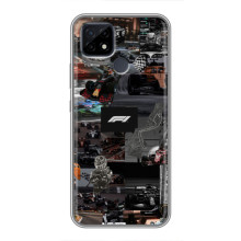 Чехол Формула1 на Realme C21 – Коллаж Ф1