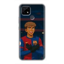 Чехол с футболистом Ламин Ямаль Realme C21 (Футболист Ямал)
