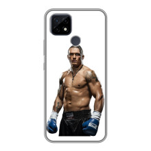 Чехол с картинкой Александр Усик для Realme C21 – Усик на белом