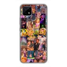 Чехол Рапунцель для Realme C21 – Рапунцель коллаж