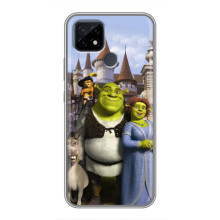 Чехол с мультфильмом Шрек на Realme C21