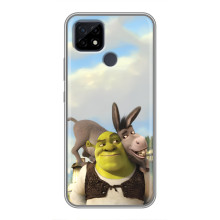 Чохол з мультфільмом Шрек на Realme C21 – Шрек і осел