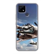 Чехол с мемом Тралалело тралала на Realme C21 (Бомбардиро крокодило)