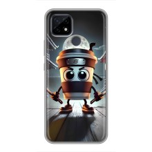Чехол с мемом Тралалело тралала на Realme C21 (Капучино асасино)