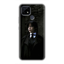 Чехол с дизайном Венздей 2 на Realme C21 – Уэнсдей в костюме