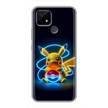 Чехол с Пикачу на Realme C21 (Покемон)