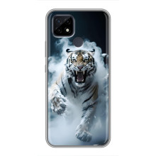 Чехол с картинкой «Хищники» для Realme C21 – Тигр