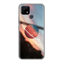Космические Чехлы для Реалми С21 (VPrint) (Сатурн)