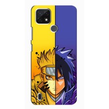 Купить Чехлы на телефон с принтом Anime для Реалми С21 (Naruto Vs Sasuke)