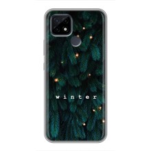 Новогодние, Праздничные Чехлы для Realme C21 - 2024 год (Winter)