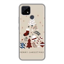 Різдвяні Чохли для Realme C21 (VPrint) (Merry Christmas)