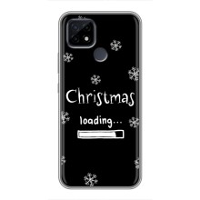 Рождественские, Праздничные Чехлы для Реалми С21 (Christmas loading)