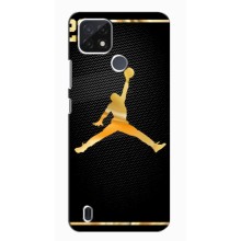 Силиконовый Чехол Nike Air Jordan на Реалми С21 (Джордан 23)