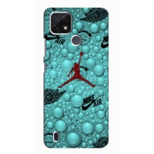 Силиконовый Чехол Nike Air Jordan на Реалми С21 – Джордан Найк