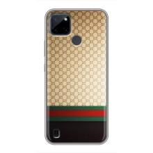 Чехлы Бренд GUCCI для Realme C21Y – Фон Гуччи
