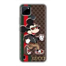 Чехлы Бренд GUCCI для Realme C21Y – Маус Гуччи